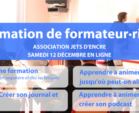 Journée de formation de formateur-rices : rendez-vous le 12 décembre !