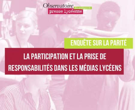 L’Observatoire des pratiques de presse lycéenne mène une enquête sur la parité dans les médias lycéens